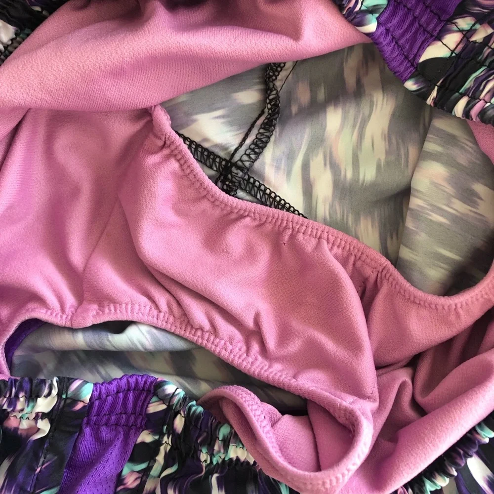 *3/$20* NIKE Dri-Fit Abstract Watercolor Animal Print Tempo Shorts S